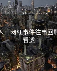 黑料网入口网红事件往事回顾，带你看透