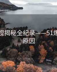 焦点影视揭秘全纪录——51爆料背后原因