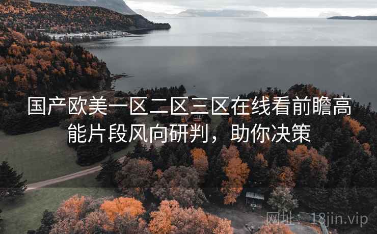 国产欧美一区二区三区在线看前瞻高能片段风向研判，助你决策